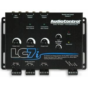 AudioControl LC7i Six Channel Line Output Converter w AccuBASS New In Box